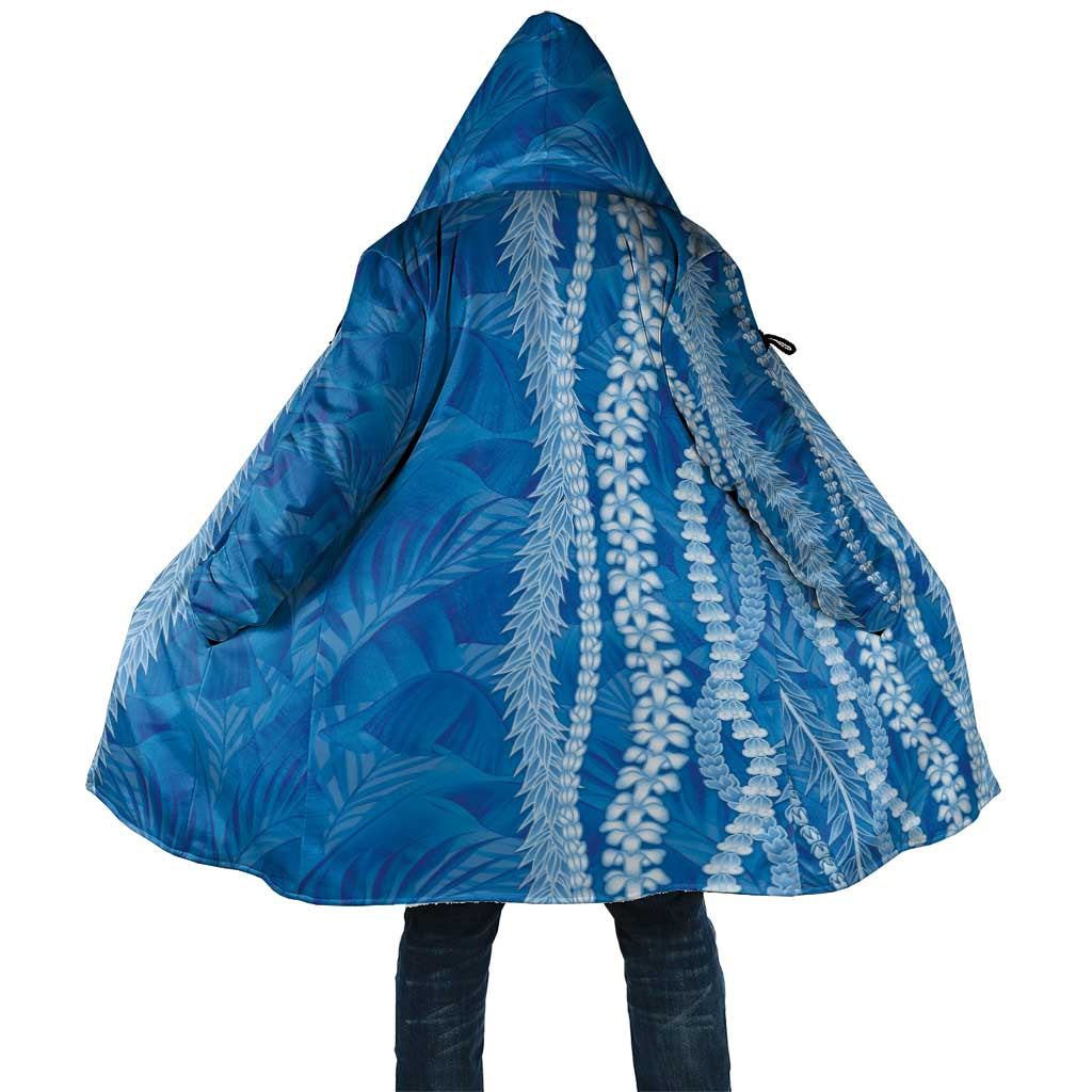 Hawaii Prince Kuhio Cloak Blue Hawaiian Lau Maia With Leis