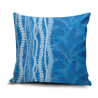 Hawaii Prince Kuhio Pillow Cover Blue Hawaiian Lau Maia With Leis