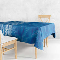 Hawaii Prince Kuhio Tablecloth Blue Hawaiian Lau Maia With Leis