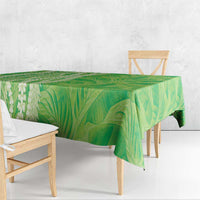 Hawaii Prince Kuhio Tablecloth Lime Green Hawaiian Lau Maia With Leis