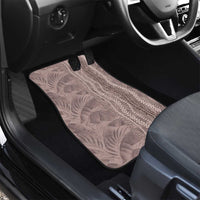 Hawaii Prince Kuhio Car Mats Mocha Hawaiian Lau Maia With Leis