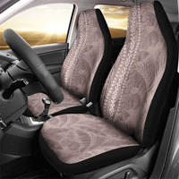 Hawaii Prince Kuhio Car Seat Cover Mocha Hawaiian Lau Maia With Leis