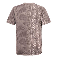 Hawaii Prince Kuhio Rugby Jersey Mocha Hawaiian Lau Maia With Leis