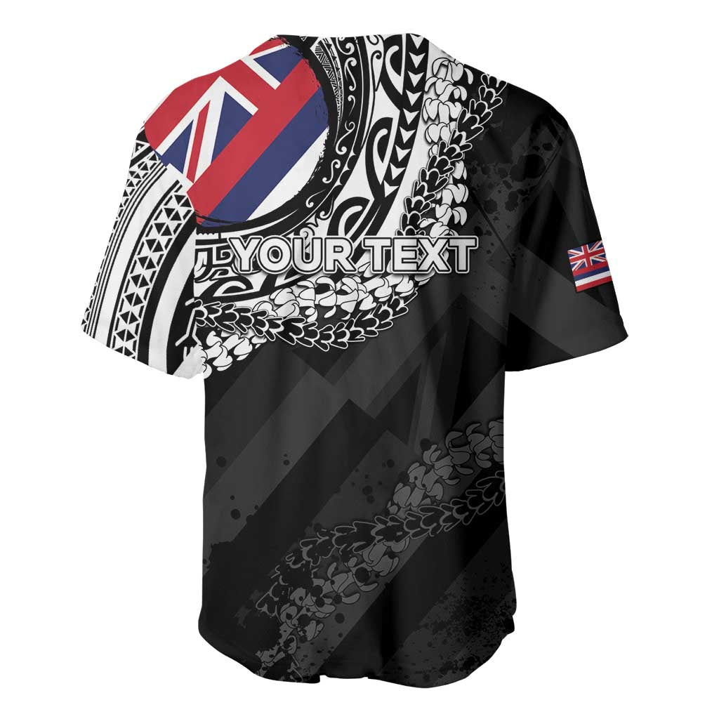 Personalised Hawaii Prince Kuhio Baseball Jersey Hawaiian Maile Lei