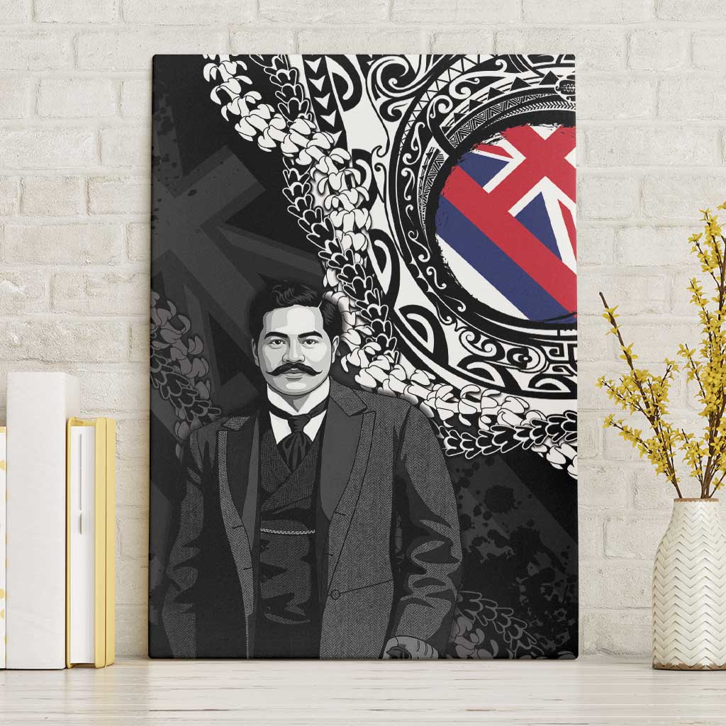 Hawaii Prince Kuhio Canvas Wall Art Hawaiian Maile Lei