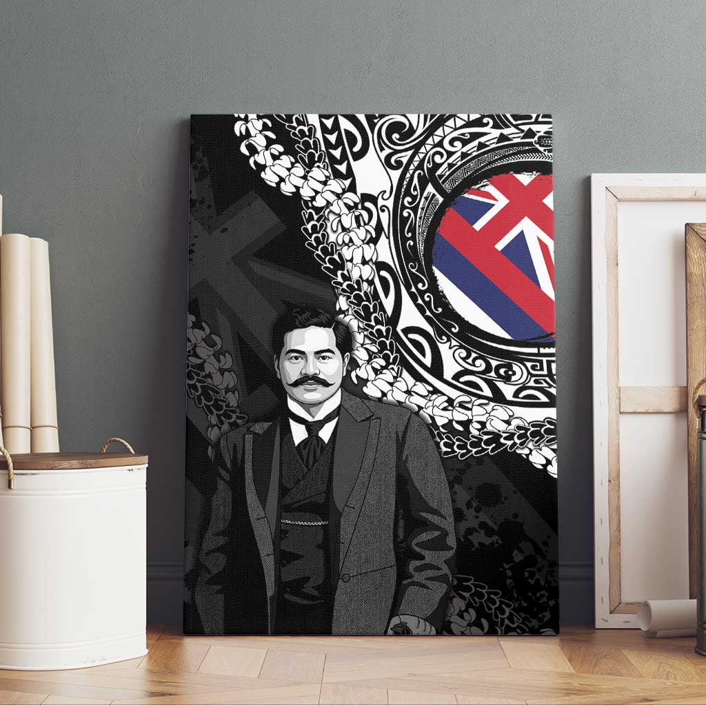 Hawaii Prince Kuhio Canvas Wall Art Hawaiian Maile Lei