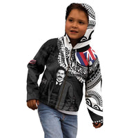 Personalised Hawaii Prince Kuhio Kid Hoodie Hawaiian Maile Lei