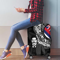 Hawaii Prince Kuhio Luggage Cover Hawaiian Maile Lei