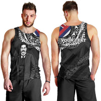 Personalised Hawaii Prince Kuhio Men Tank Top Hawaiian Maile Lei
