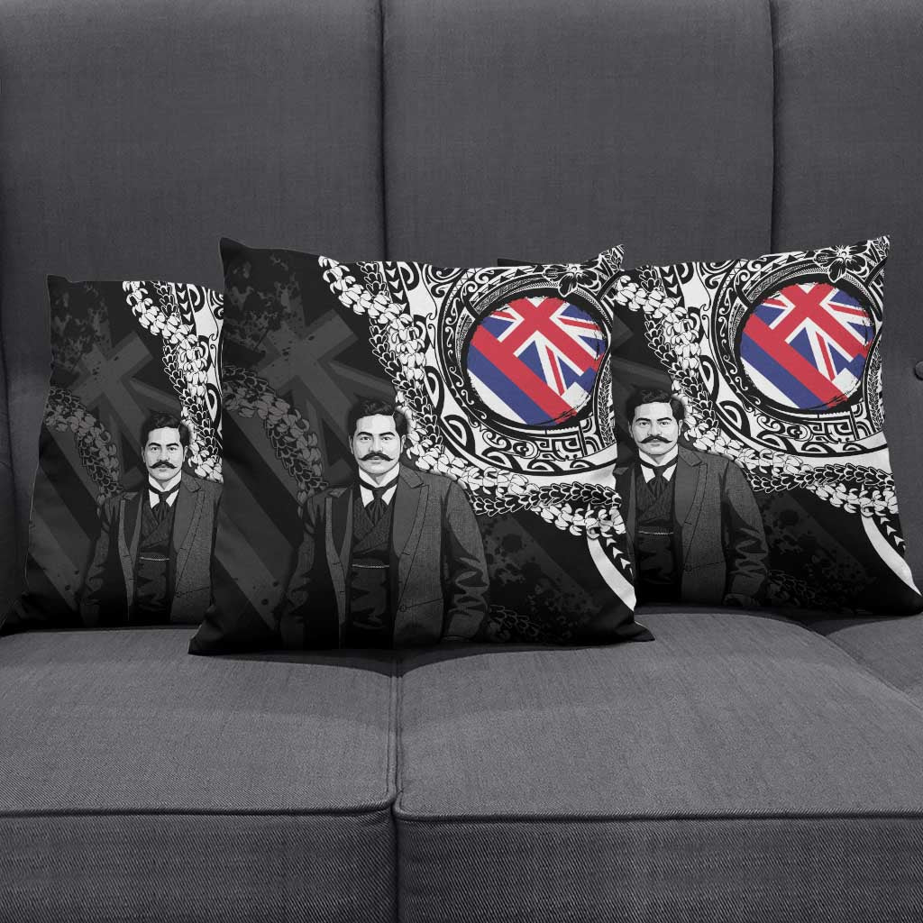 Hawaii Prince Kuhio Pillow Cover Hawaiian Maile Lei