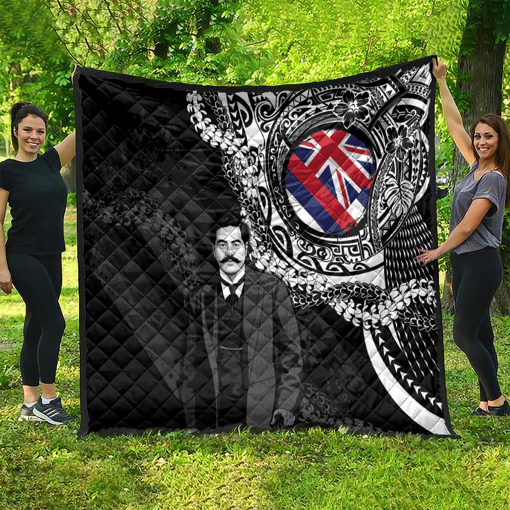 Hawaii Prince Kuhio Quilt Hawaiian Maile Lei
