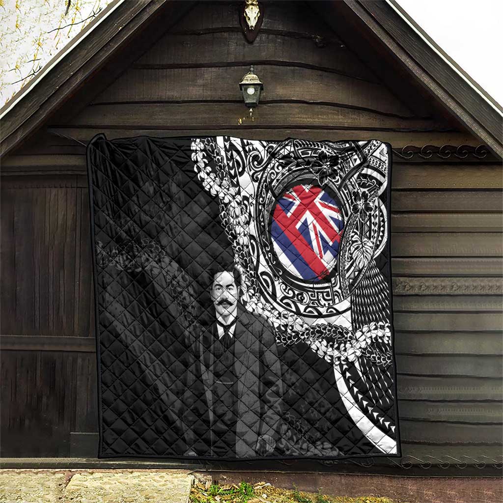 Hawaii Prince Kuhio Quilt Hawaiian Maile Lei