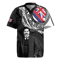 Personalised Hawaii Prince Kuhio Rugby Jersey Hawaiian Maile Lei