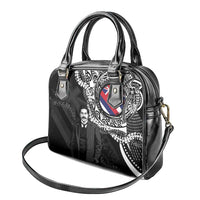 Hawaii Prince Kuhio Shoulder Handbag Hawaiian Maile Lei