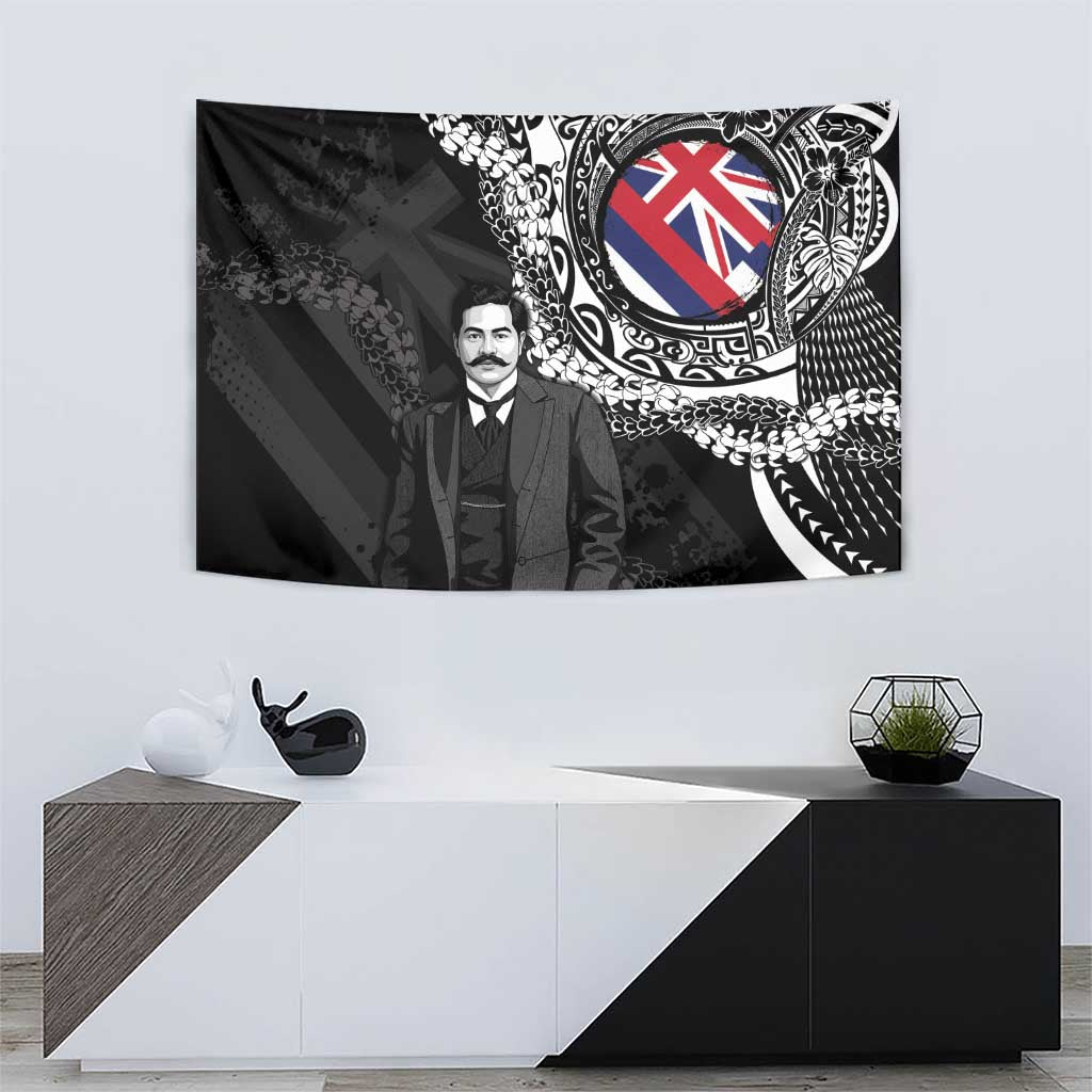 Hawaii Prince Kuhio Tapestry Hawaiian Maile Lei