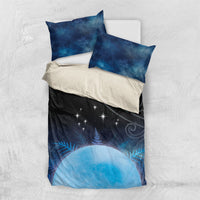 New Zealand Matariki Bedding Set Pleiades Star Cluster Blue Galaxy