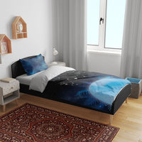 New Zealand Matariki Bedding Set Pleiades Star Cluster Blue Galaxy