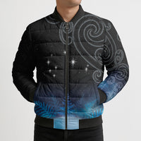 New Zealand Matariki Bomber Puffer Jacket Pleiades Star Cluster Blue Galaxy