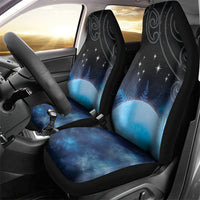 New Zealand Matariki Car Seat Cover Pleiades Star Cluster Blue Galaxy