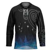 New Zealand Matariki Hockey Jersey Pleiades Star Cluster Blue Galaxy