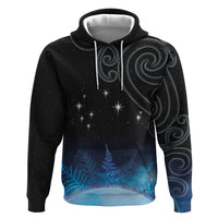 New Zealand Matariki Hoodie Pleiades Star Cluster Blue Galaxy