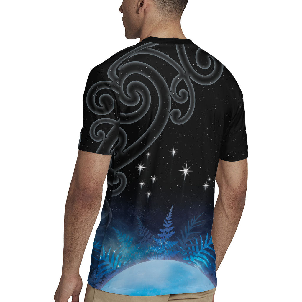 New Zealand Matariki Rugby Jersey Pleiades Star Cluster Blue Galaxy