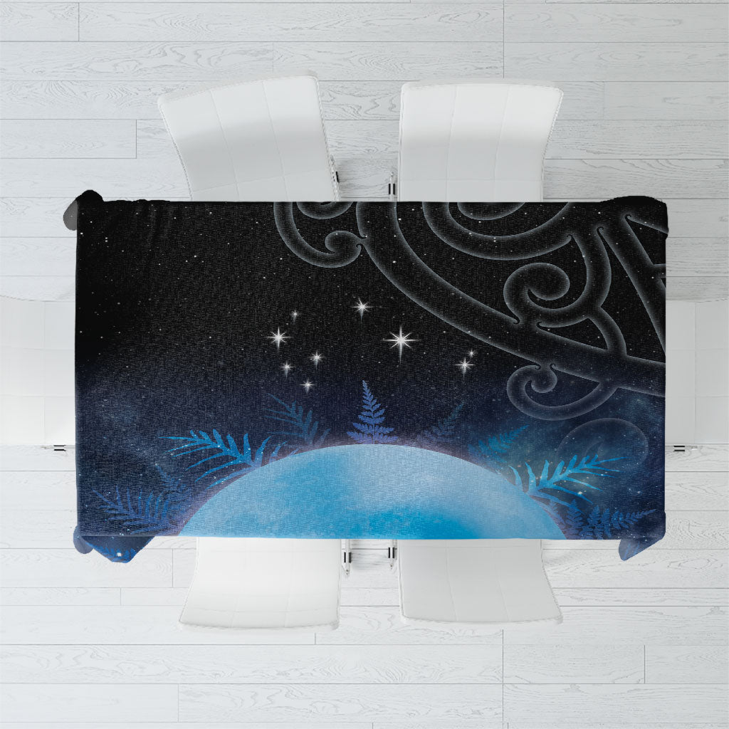 New Zealand Matariki Tablecloth Pleiades Star Cluster Blue Galaxy