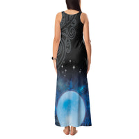 New Zealand Matariki Tank Maxi Dress Pleiades Star Cluster Blue Galaxy