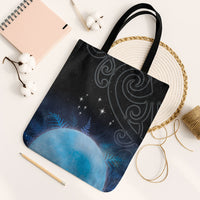 New Zealand Matariki Tote Bag Pleiades Star Cluster Blue Galaxy