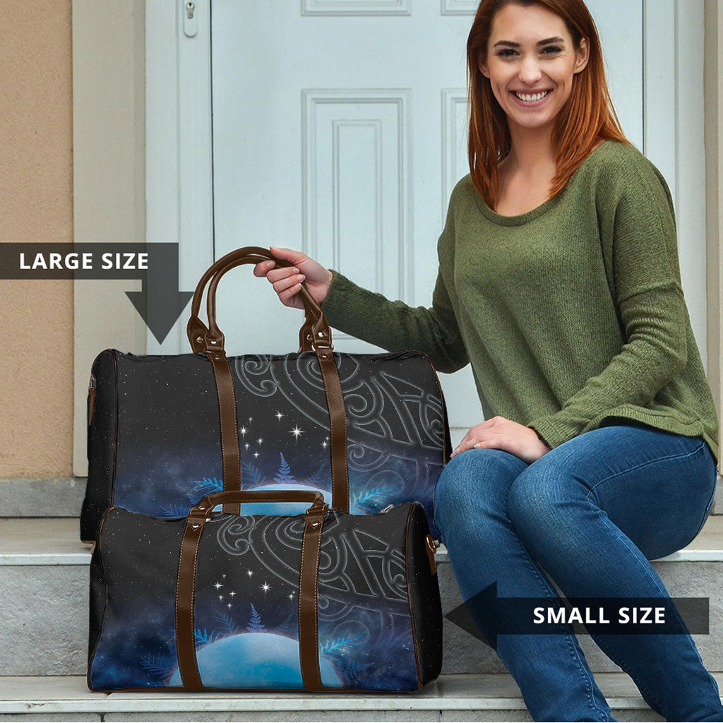 New Zealand Matariki Travel Bag Pleiades Star Cluster Blue Galaxy