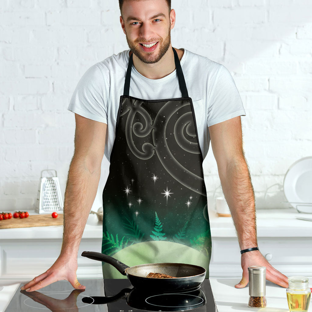 New Zealand Matariki Apron Pleiades Star Cluster Green Galaxy