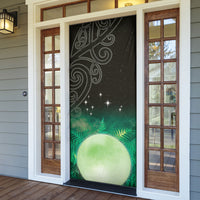 New Zealand Matariki Door Cover Pleiades Star Cluster Green Galaxy