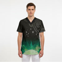New Zealand Matariki Scrub Top Pleiades Star Cluster Green Galaxy