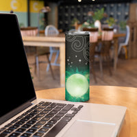 New Zealand Matariki Skinny Tumbler Pleiades Star Cluster Green Galaxy LT05 - Polynesian Pride