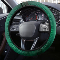 New Zealand Matariki Steering Wheel Cover Pleiades Star Cluster Green Galaxy
