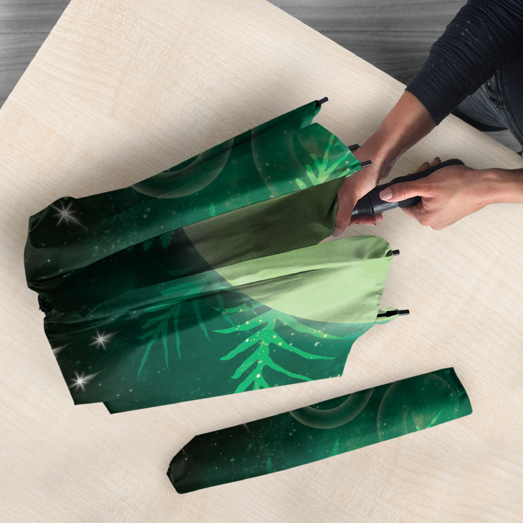 New Zealand Matariki Umbrella Pleiades Star Cluster Green Galaxy