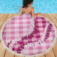 Pink Hawaii Palaka Beach Blanket Hawaiian Honohono Lei