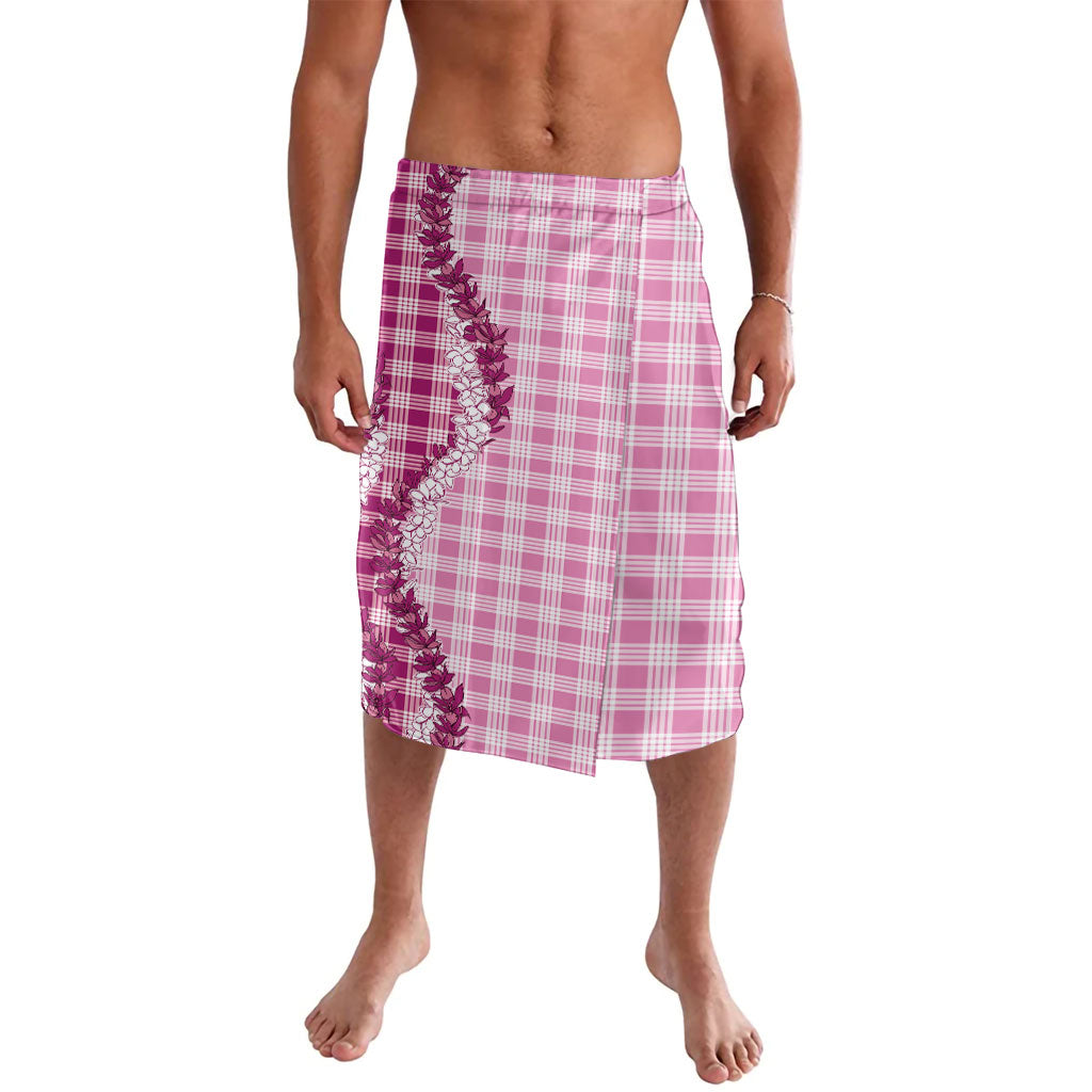 Pink Hawaii Palaka Lavalava Hawaiian Honohono Lei