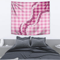 Pink Hawaii Palaka Tapestry Hawaiian Honohono Lei