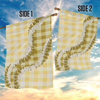 Yellow Hawaii Palaka Garden Flag Hawaiian Honohono Lei