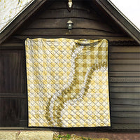 Yellow Hawaii Palaka Quilt Hawaiian Honohono Lei