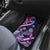 Hawaiian Monk Seal Car Mats Kakau Tribal Pattern Violet Gradient