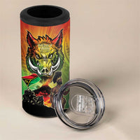 Vanuatu July 30th 1980 4 in 1 Can Cooler Tumbler Happy Independence Day - Polynesian Pride