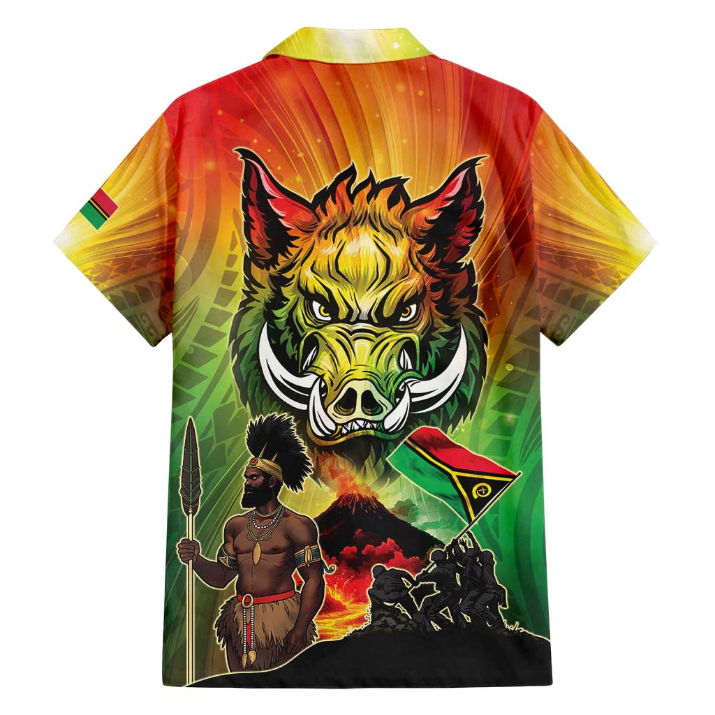 Vanuatu July 30th 1980 Family Matching Long Sleeve Bodycon Dress and Hawaiian Shirt Happy Independence Day - Polynesian Pride