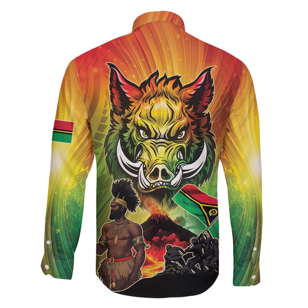 Vanuatu July 30th 1980 Family Matching Mermaid Dress and Hawaiian Shirt Happy Independence Day - Polynesian Pride