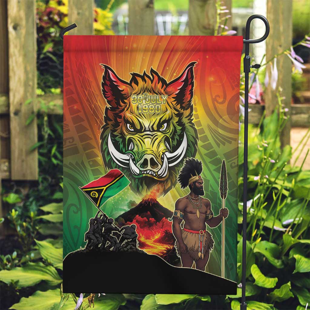 Vanuatu July 30th 1980 Garden Flag Happy Independence Day - Polynesian Pride
