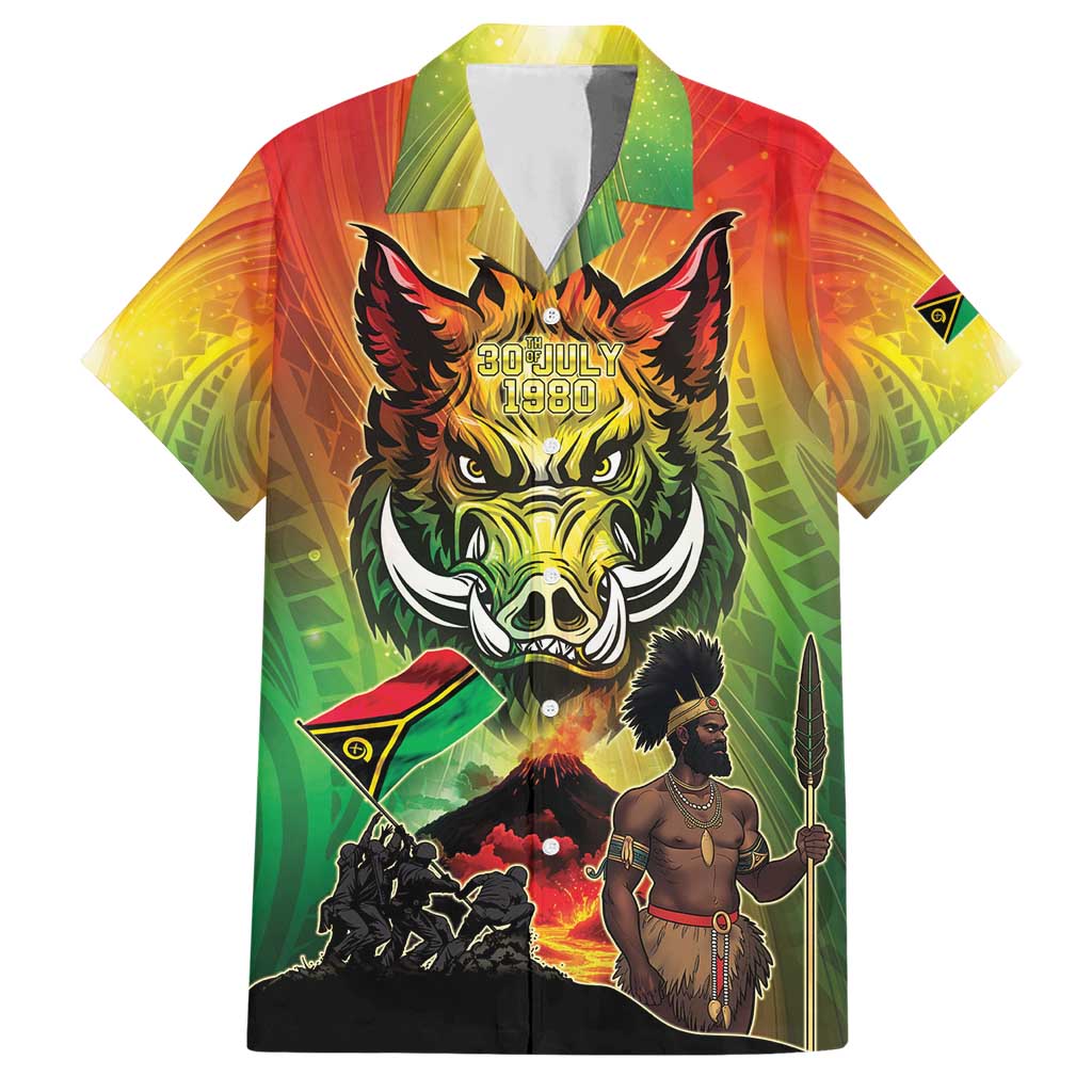 Vanuatu July 30th 1980 Hawaiian Shirt Happy Independence Day - Polynesian Pride