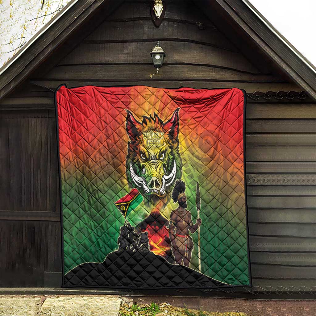 Vanuatu July 30th 1980 Quilt Happy Independence Day - Polynesian Pride