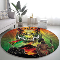 Vanuatu July 30th 1980 Round Carpet Happy Independence Day - Polynesian Pride