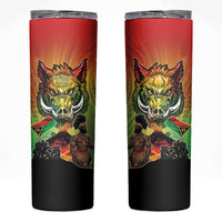 Vanuatu July 30th 1980 Skinny Tumbler Happy Independence Day - Polynesian Pride